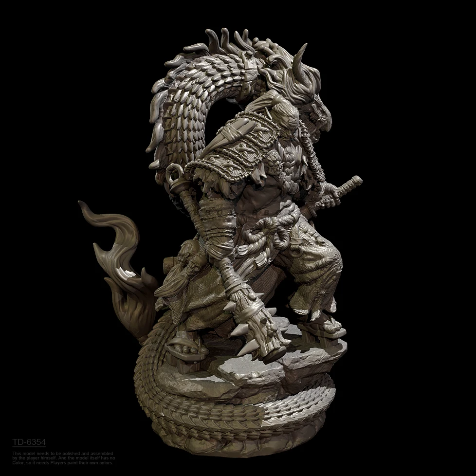 Height of man 38mm 50mm Resin model kits figure colorless and self-assembled（3D Printing ） TD-6354/3D