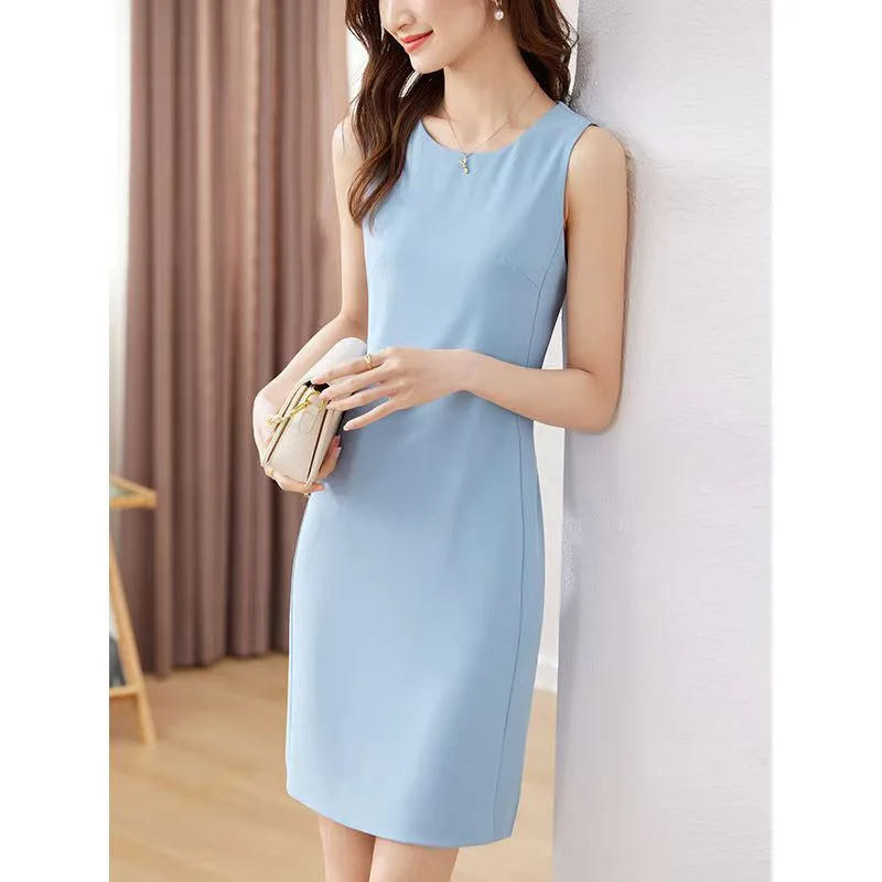 Busin Commute Svel Dr taille haute a-ligne moulante minceur travail professionnel couche de Base jupe polyvalente costume Dr