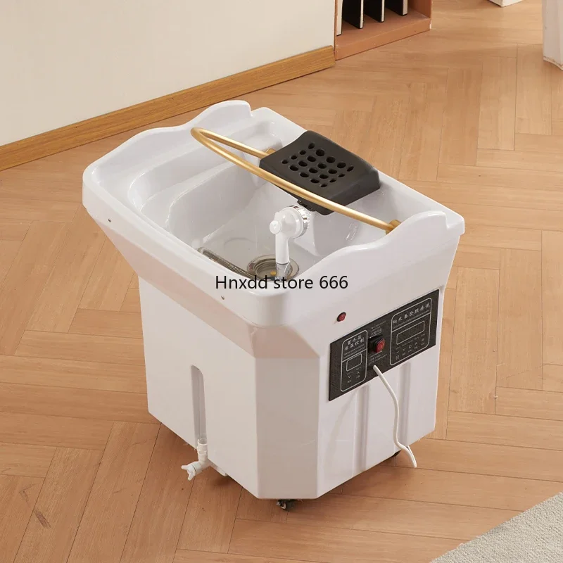 Mobile Shampoo Basin Beauty Salon Ear Cleaning Hair Care Center Health Water Circulation Head Treatment Fumigation Spa Machine