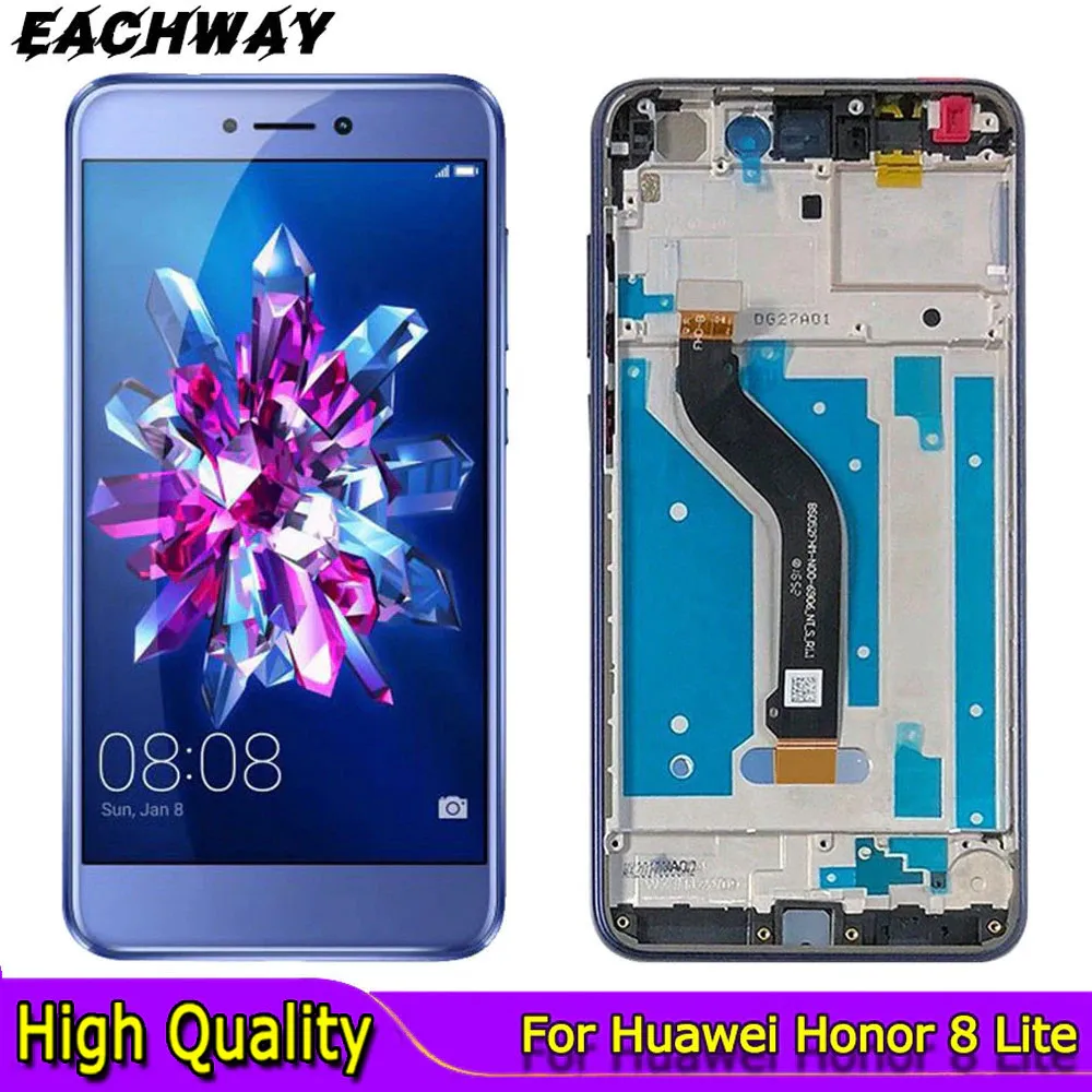 LCD Display For Huawei Honor 8 Lite LCD Display Touch Screen For Huawei Honor 8 Lite LCD Honor8 Lite PRA-TL10 PRA LX1 LX3 Screen