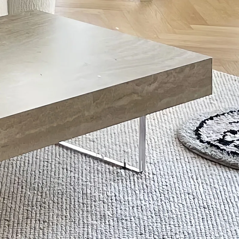 طاولة القهوة الفاخرة الشمال الرخام الحديثة الرجعية تخزين طاولة جانبية كلاسيكية ريفي ميسا دي سنترو دي سالا أثاث غرفة المعيشة