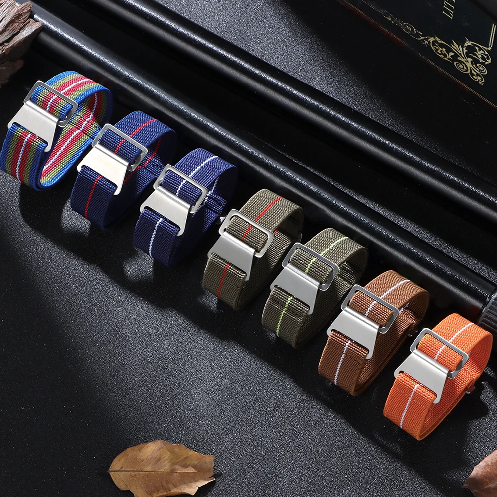 Tali Jam Tangan Elastis 18Mm 2 - Parachute Strap Elastic ulasan dan harga