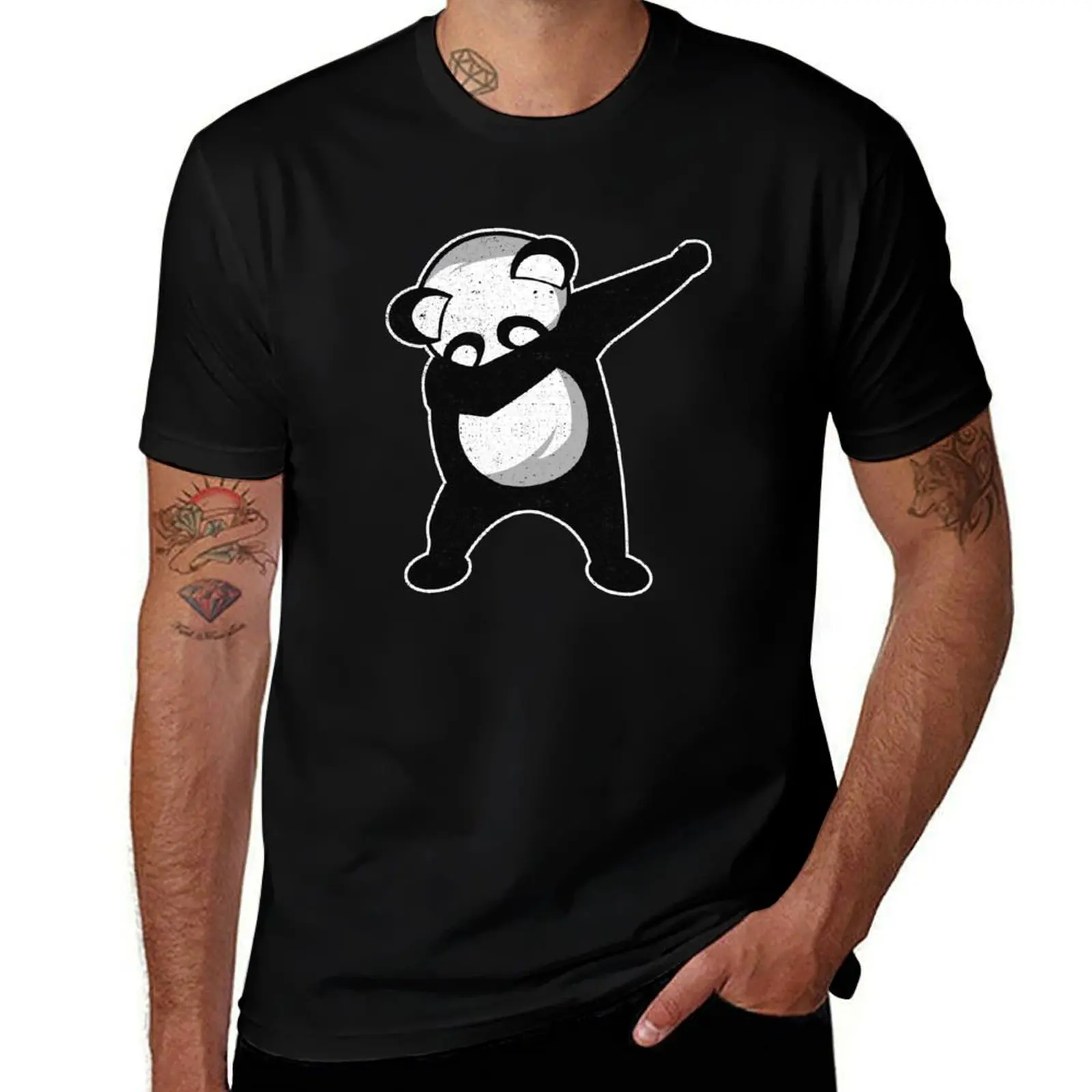 

Dabbing Panda T-Shirt t shirts for man graphic tees man t shirt heavy cotton g man t shirts for men T-Shirt
