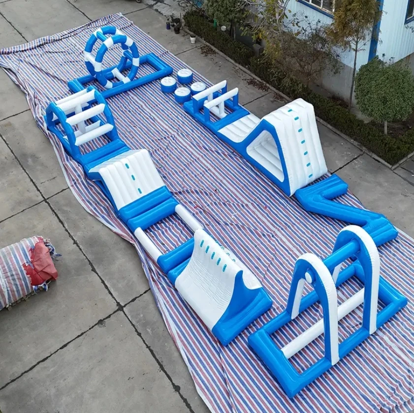High Quality 0.55mm PVC Inflatable Castle Large Water Amusement Park Play Equipment Competitive Inflatable Structure