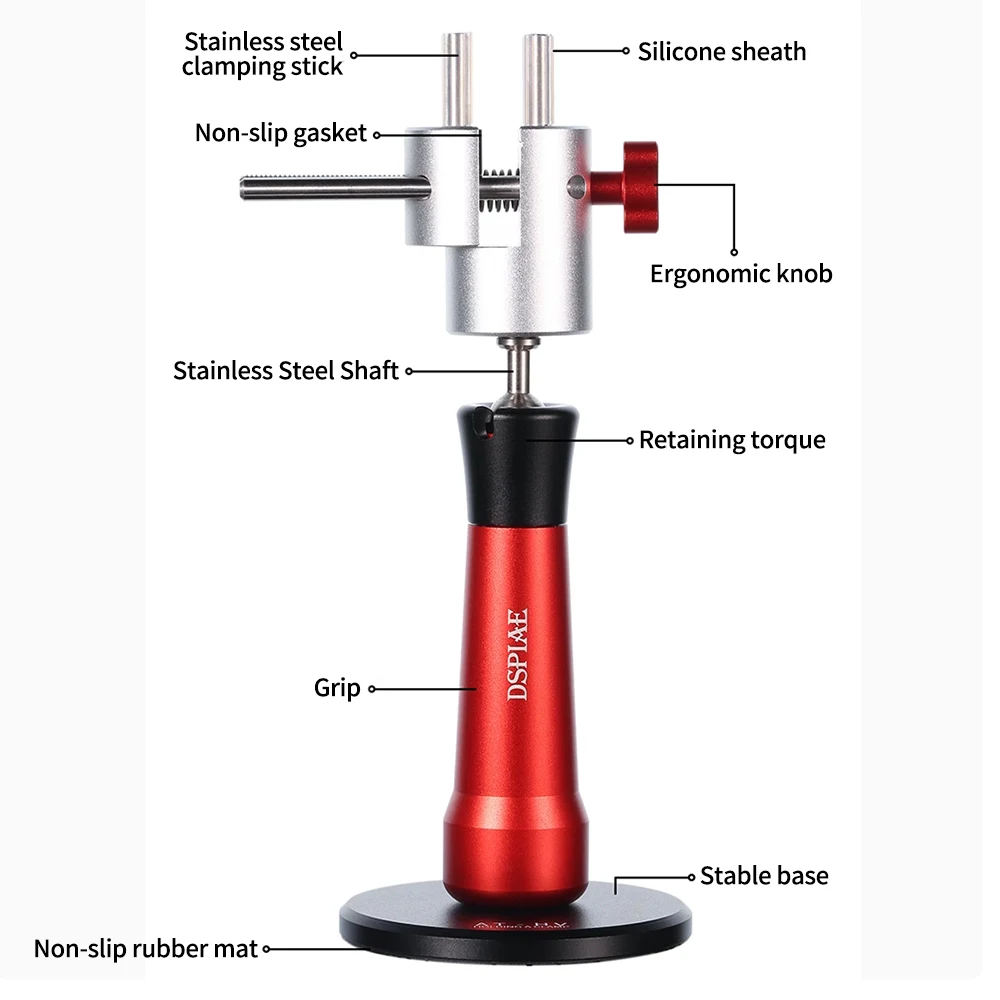 DSPIAE AT-HV Vise Craft Tools Directional Table-top Vise Handheld Precision Clamp Vise Modeler Bench Universal Power Tool Parts