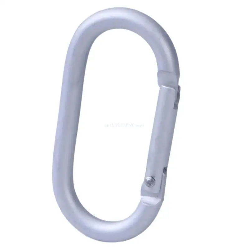 Carabiner Clip Oval Climbing Buckle Aluminum Alloys Heavy Locking Hook for Camping Fishing Hikings Travelings