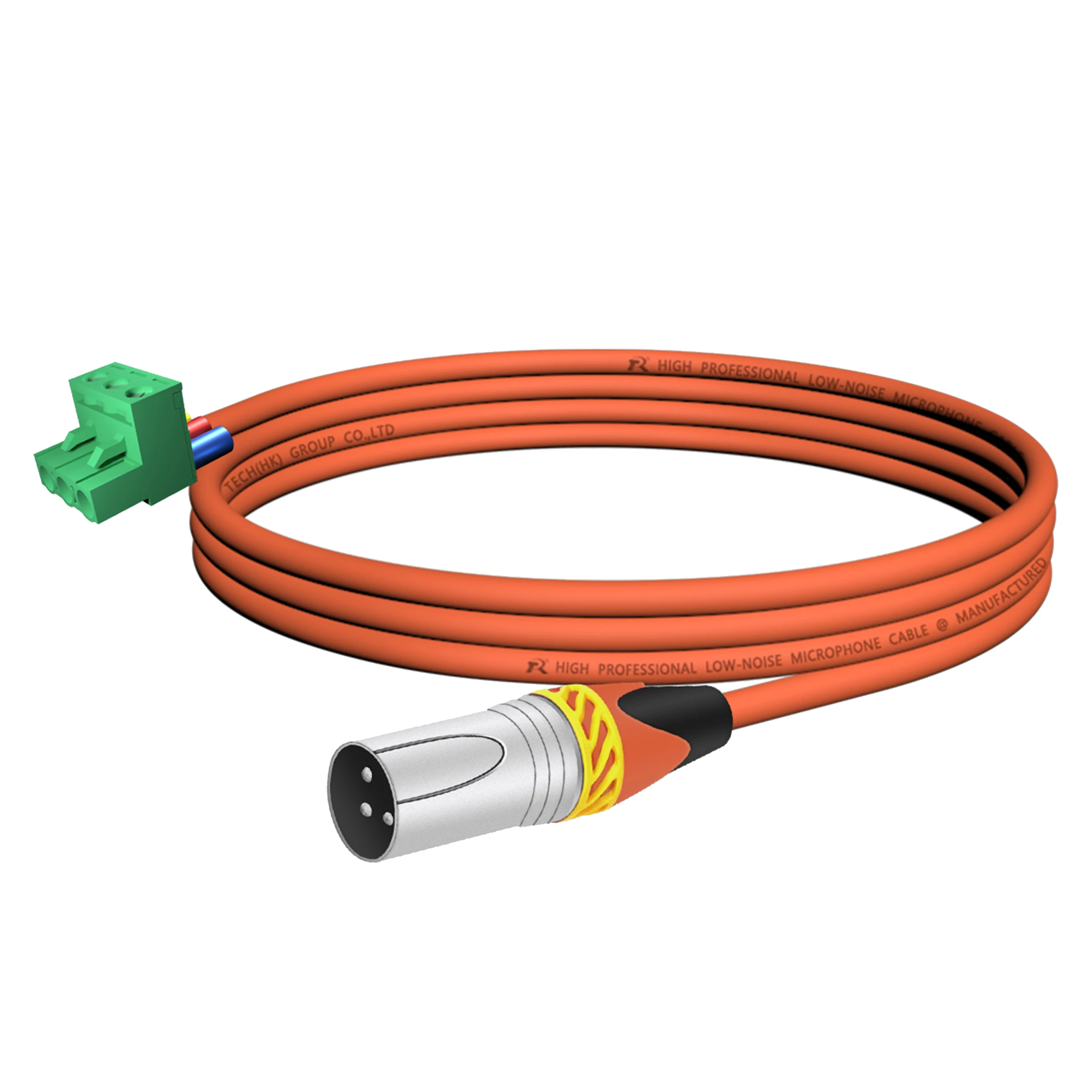 5,08mm 3-Pin Phoenix Terminal zu Direktanschluss 3P XLR-Stecker, Geräuscharmes Abgeschirmtes Mikrofonkabel für Stabile Audiosignalübertragung – Detail 7