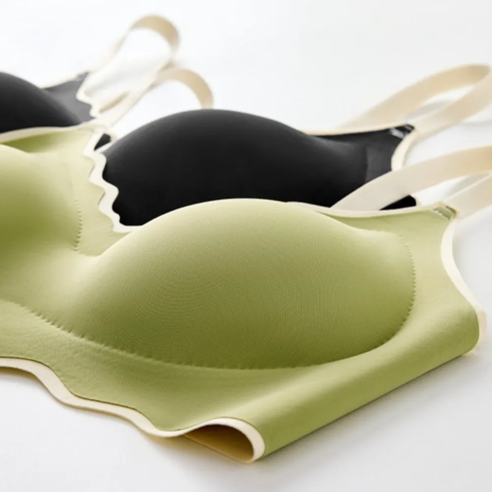 حمالة صدر مريحة بدون أثر لاسلكية عميقة على شكل حرف V ملابس داخلية مضادة للصدمات ملابس داخلية مضادة للترهل حمالات صدر رياضية بدون خياطة