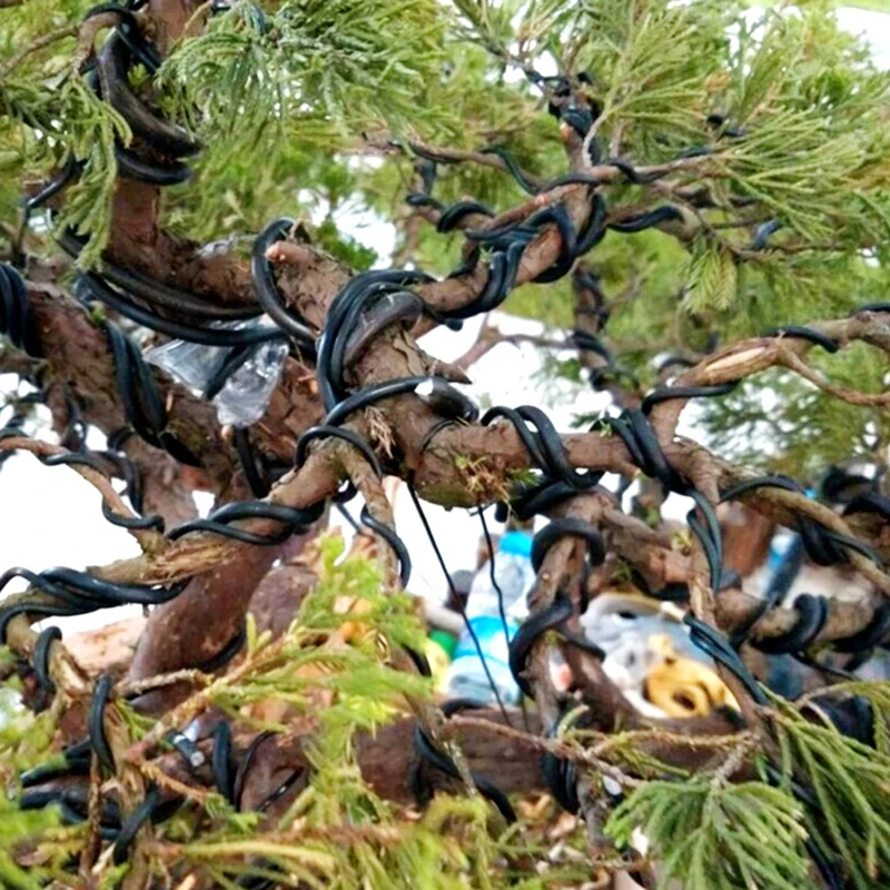 5M Aluminum Wire Plant Support 1/1.5/2/2.5/3mm Bonsai Decoration Handmade DIY Colored Wire For Plant Shapes Garden Accessories