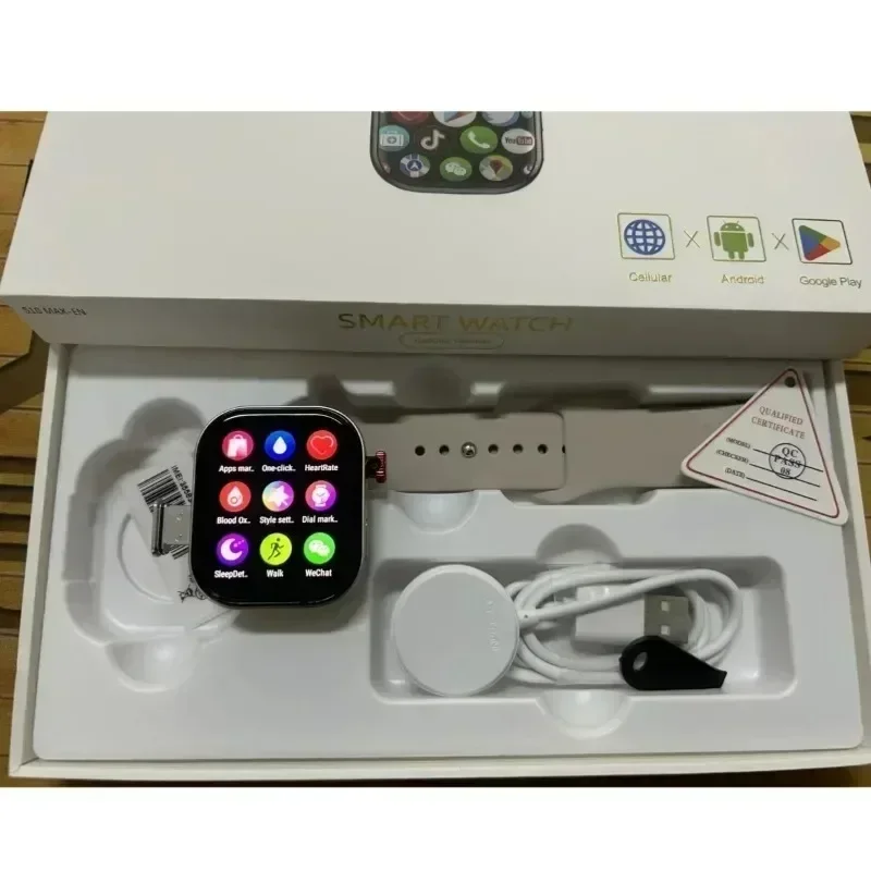 VP99 Smartwatch 4G LTE Android 2.29 بوصة شاشة Amoled ساعة ذكية مع 180 °   كاميرا دوارة Global Talk GPS WIFI فتحة بطاقة Sim