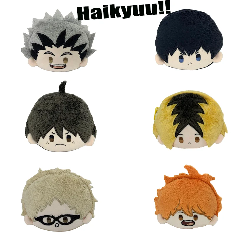 Originele Haikyuu pluche oortelefoon tas charme Shoyo Hinata gevulde pluche pop Kawaii knuffel speelgoed decoratie cadeau