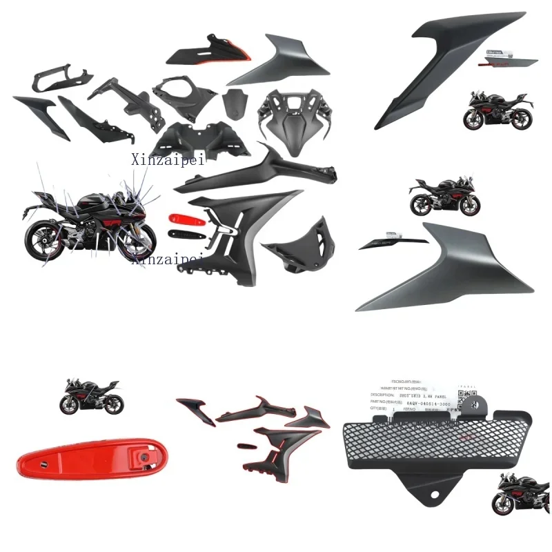 FOR CFMOTO 450SRS 2024 Misty Silver Black Motorcycle Body Shell Fairing 2024 450 SRS Protective Board Cover Original Accessories