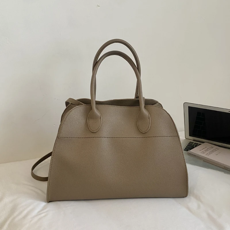 Modische Große Tragetasche, Vielseitige Pendler- und Reise-Schultertasche, Lässige Koreanische Premium-Luxus-Handtasche mit Griff – Detail 21