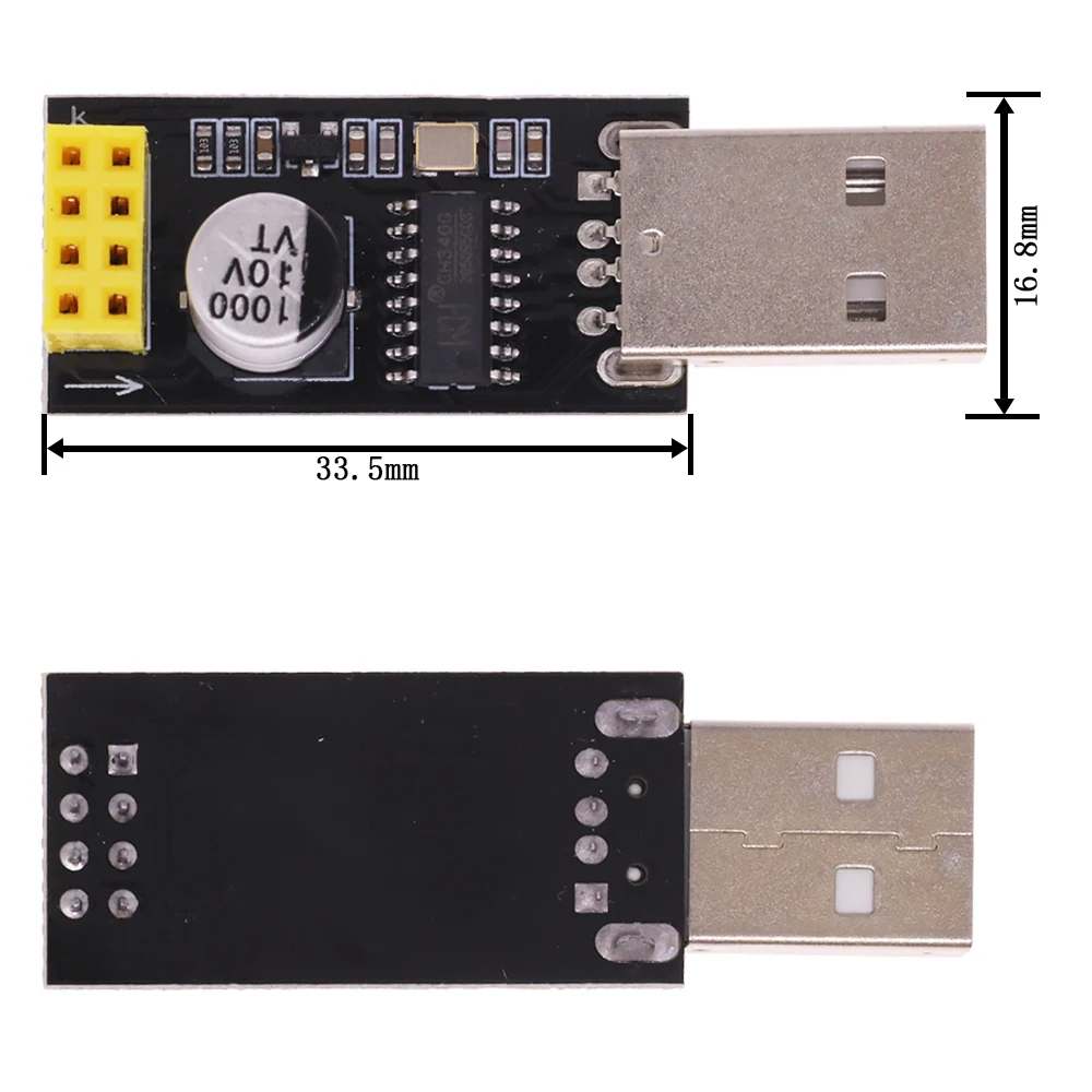 ESP01 Programmer Adapter UART GPIO0 ESP-01 Adaptaterr ESP8266 CH340G USB to ESP8266 Serial Wireless Wifi Developent Board Module