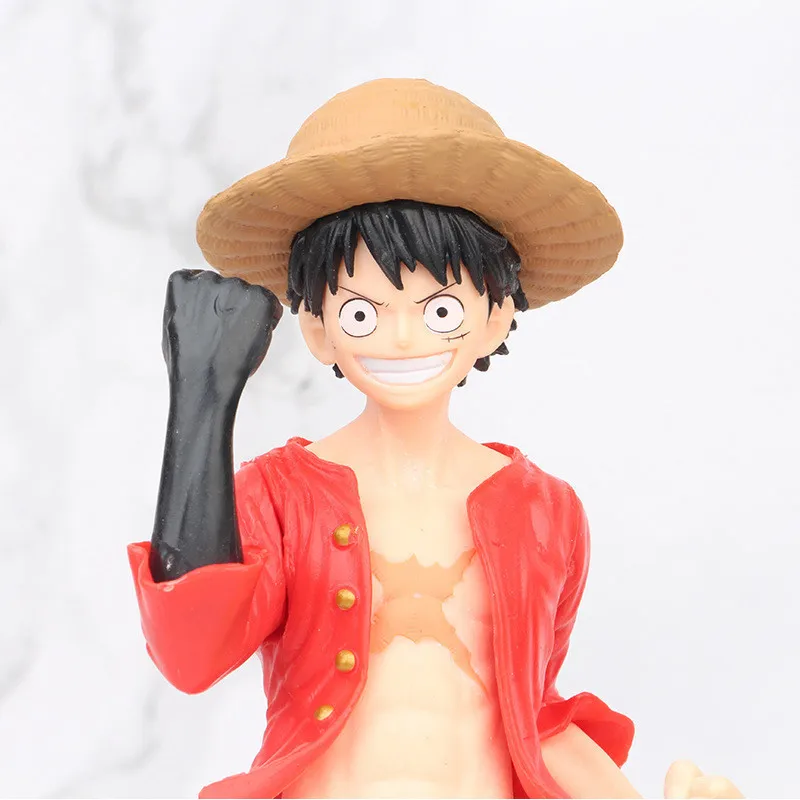 18CM Anime One Piece Monkey D Luffy Jump 50th Anniversary Figure Model Toy Stand Gear fourth Action Figure PVC Special 1