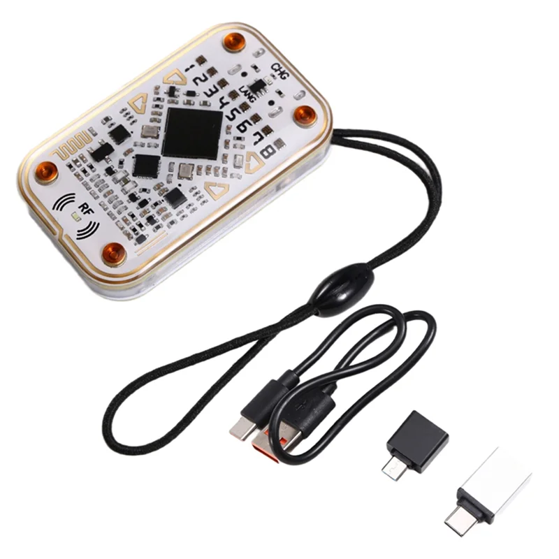 News Multi-Function RFID NFC Read Writer Chameleon Ultra + 3XT5577/UID Smart Keychain Emulator Set For 125K 13.56M IC Ids