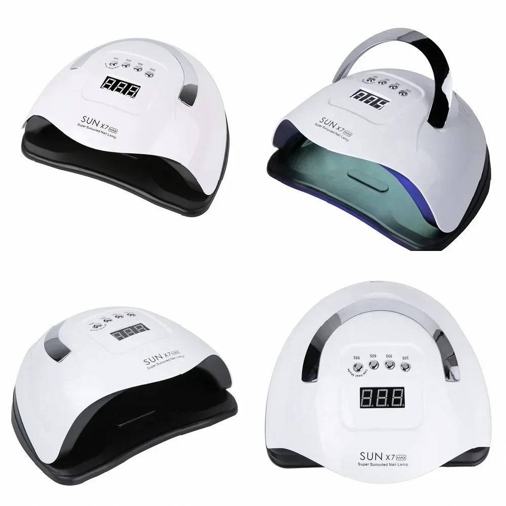 180W UV LED Nail Lamp, Professional Gel Polish Curing Dryer with New Design
