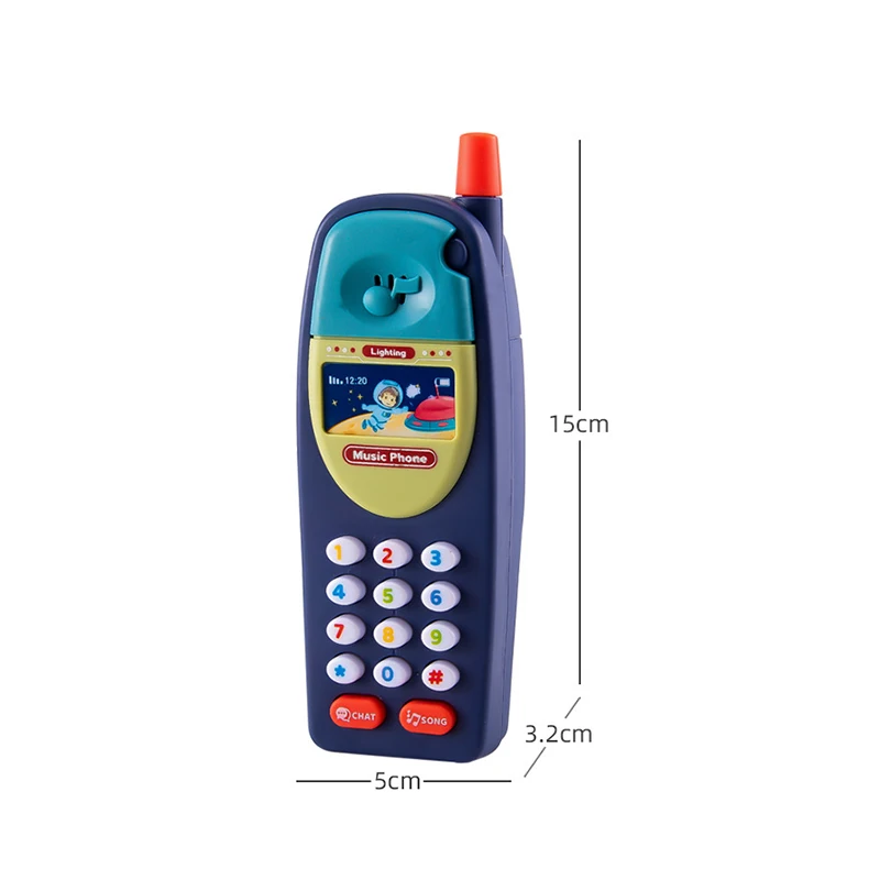 Children Early Learning Mobile Phone Soothing Music Machine Simulation Mobile Phone Music Storyteller Phone Educational Toys