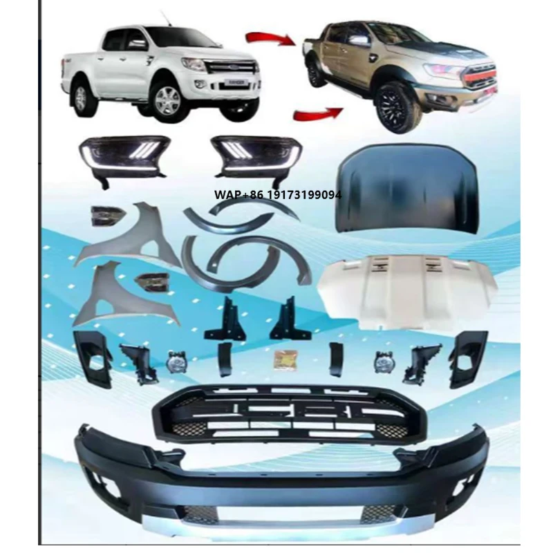 

Hot Selling 4x4 Pickup Conversion Body Kits for Ranger Upgrade to Raptor Body Kits