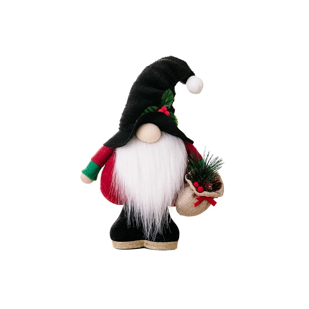 Christmas Ornament Plush Hat Standing Rudolph Doll Faceless Gnome Doll Supplies Santa