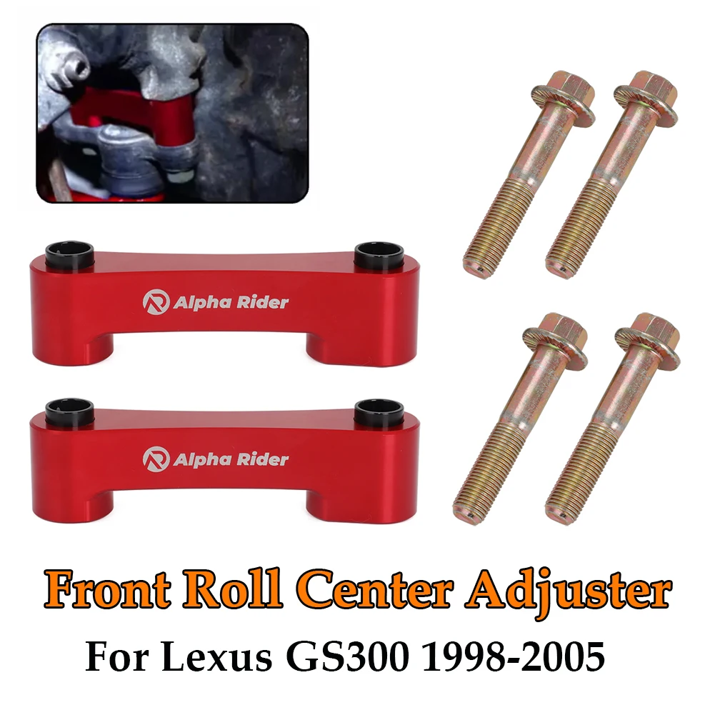 

30mm Front Roll Center Adjuster Kit MRS-LX-0250 For Lexus GS300 1998-2005 BilletAluminium