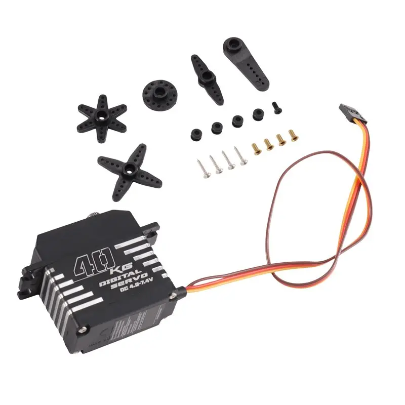 AINY-Digital Servo Micro Servo Motor Metal Gear Arduino Servo 40Kg High Torque Digital Servo Mini Servo For RC Car Boat