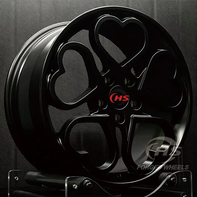 Heart Design Forged Wheels Rims 5x100 5x112 5x114.3 5x120 Custom Forged Wheels for Honda Civic MINI Cooper