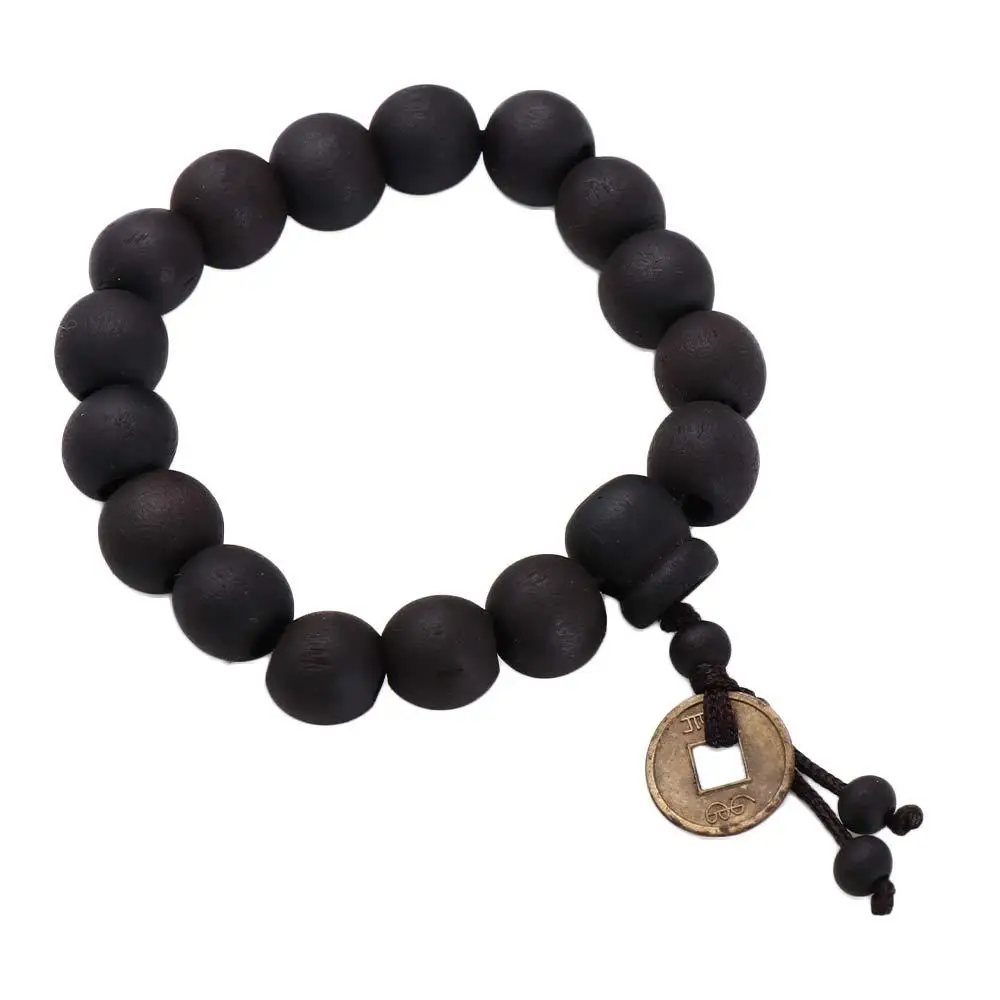 

Women Charm Wrist Beads Bracelet Buddha Wood