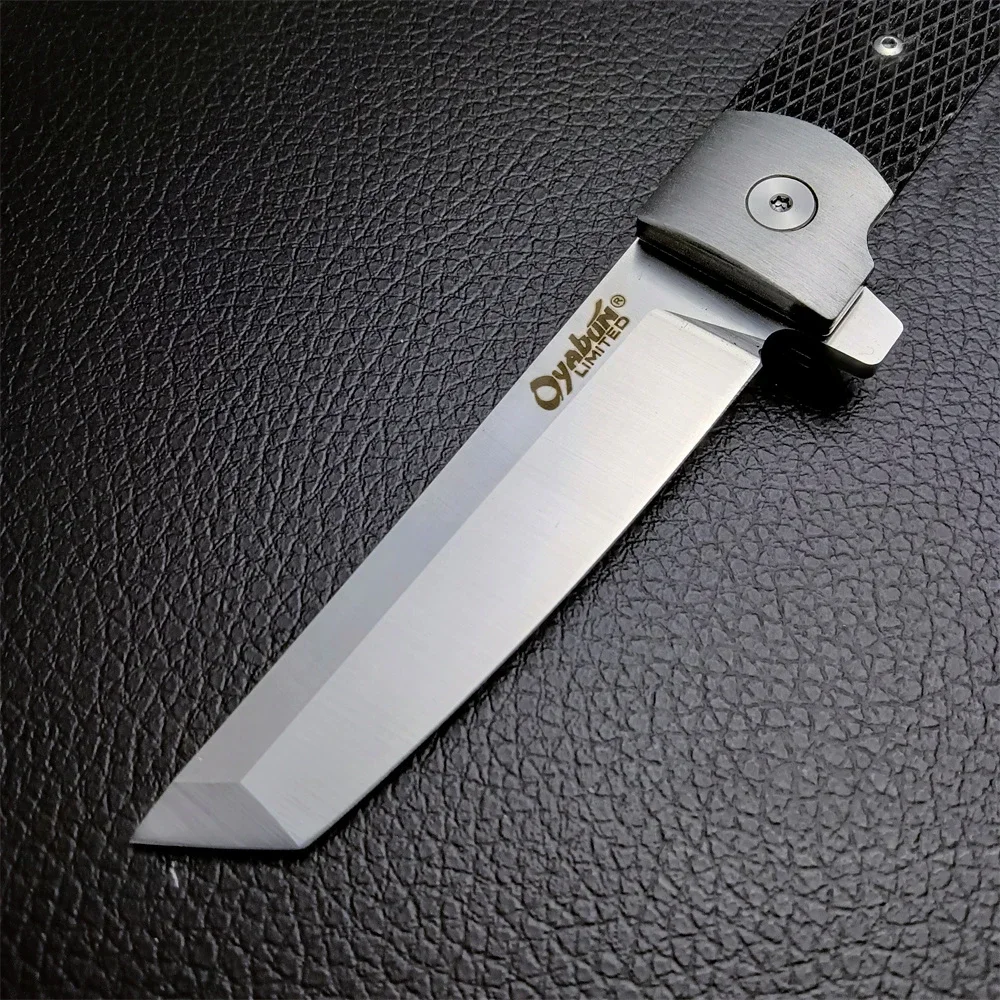 2024 C/S 26T Pocket Folding Knife S35VN Satin Tanto Blade G10 Handle EDC Tool Outdoor Hunting Camping Knives with Original Box