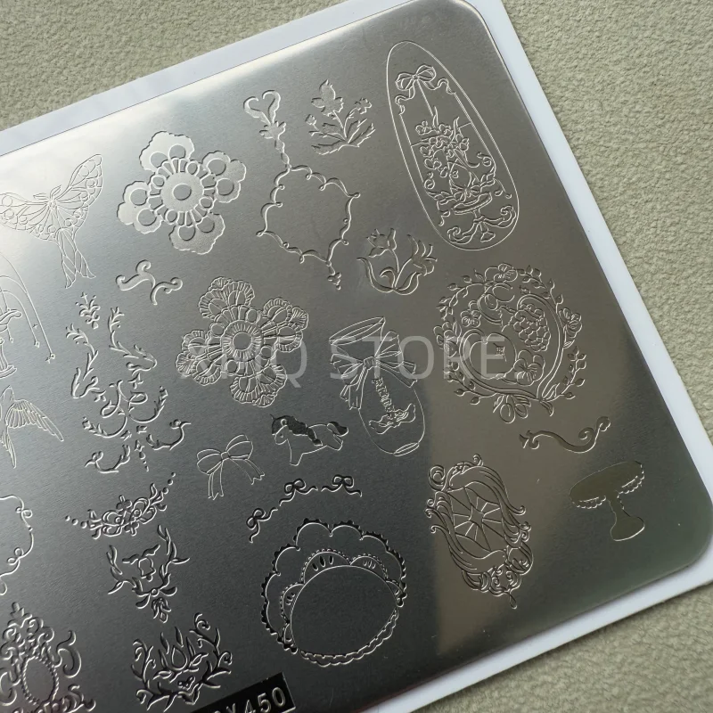 XMQ NAIL ART STAMPING PLATES CUTE CAT IMAGEPLATES GRAFFITI TEMPLATE