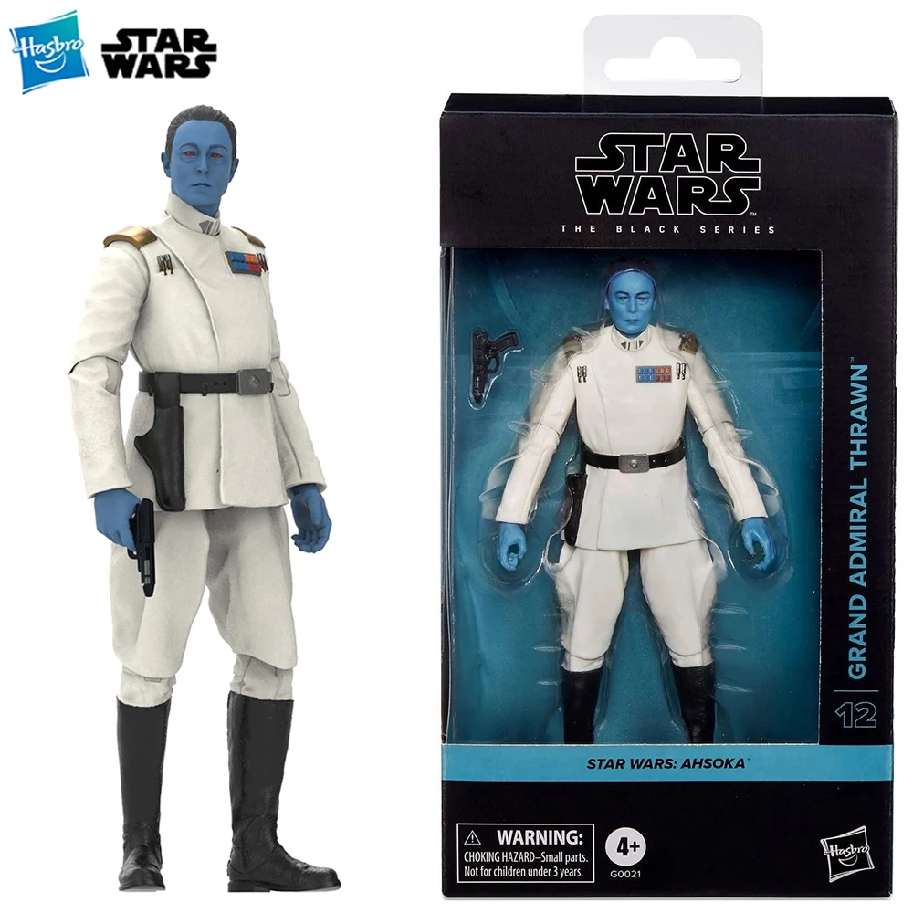 

[In-Stock] Hasbro STAR WARS The Black Series Grand Admiral Thrawn (Ahsoka) 6-Inch-Scale Action Figure Model Toys