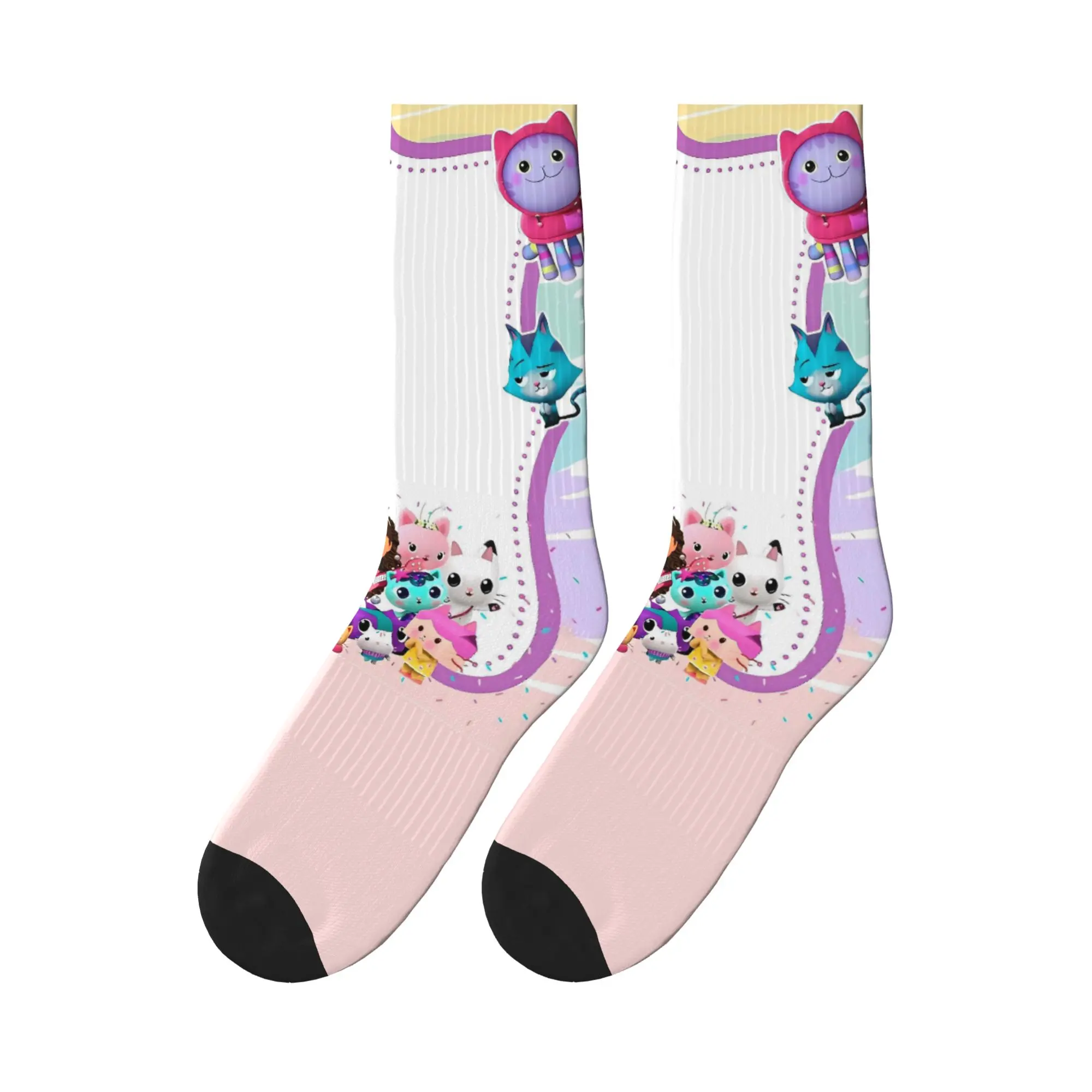 

Носки G-gabbys Dollhouse в стиле Харадзюку для взрослых мужчин, удобные зимние носки с узором для бега, нескользящие, подарок