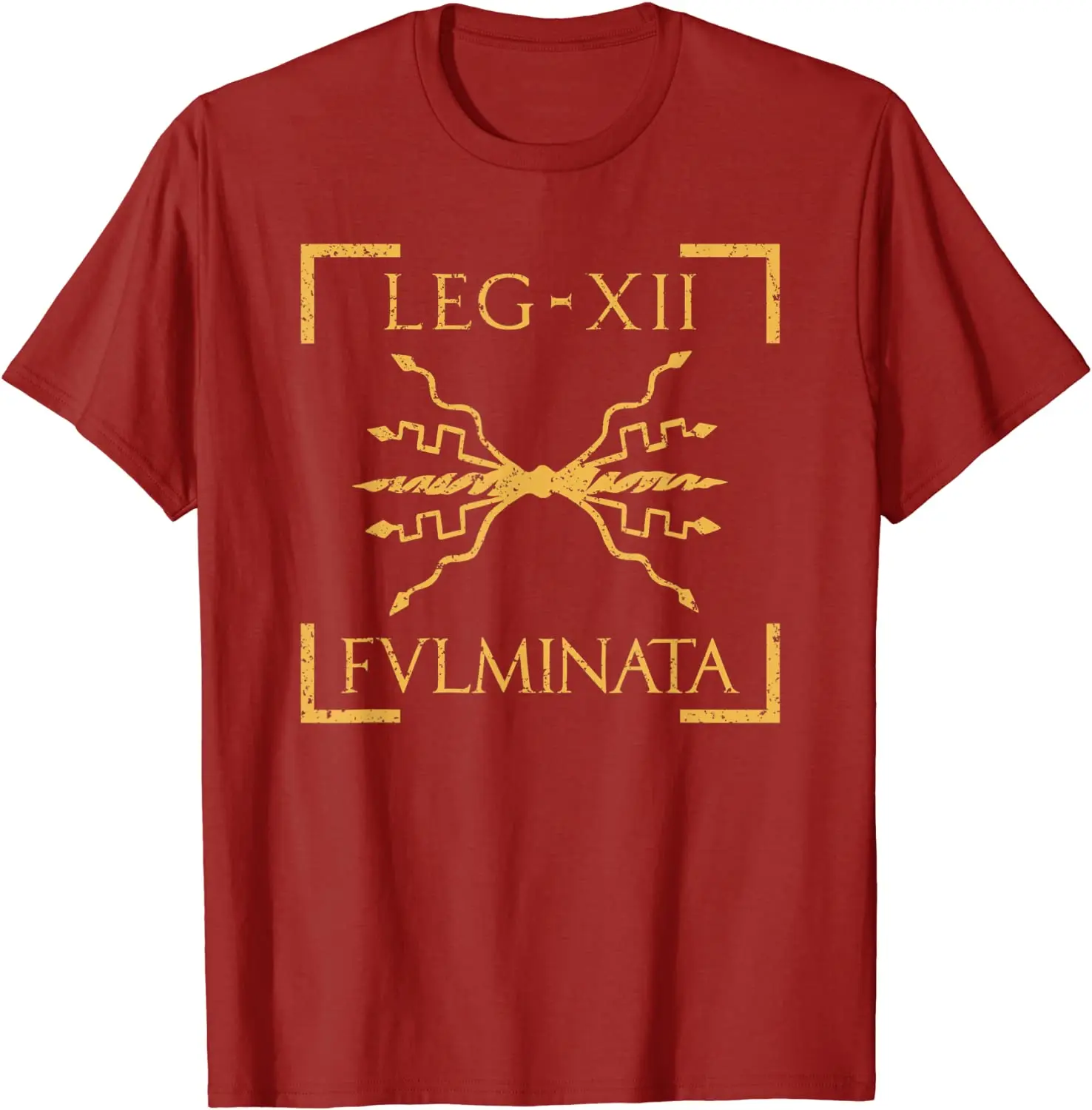 Legio XII Fulminata Thunderbolt Emblem Roman Legion T-Shirt. Summer Cotton O-Neck Short Sleeve Mens T Shirt New S-3XL