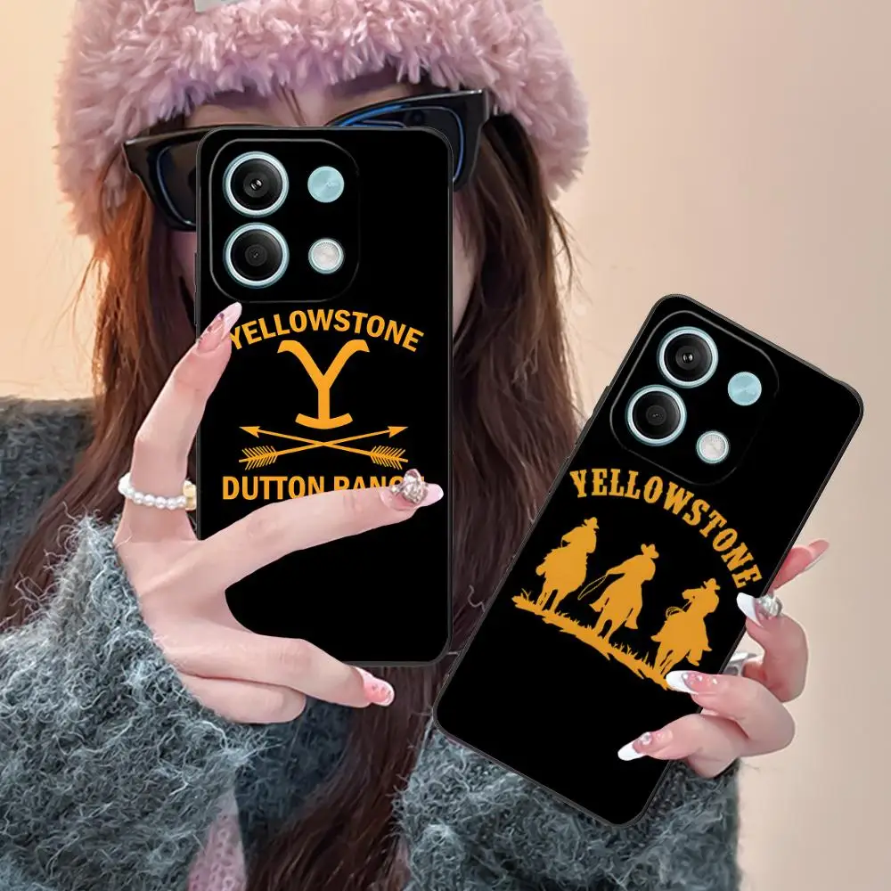 

Модный чехол для мобильного телефона с желтым камнем для POCO M7 M6 M5 M4 M3 X7 X6 X5 X4 X3 Pro GT 5G с цветным принтом, роскошный красивый чехол