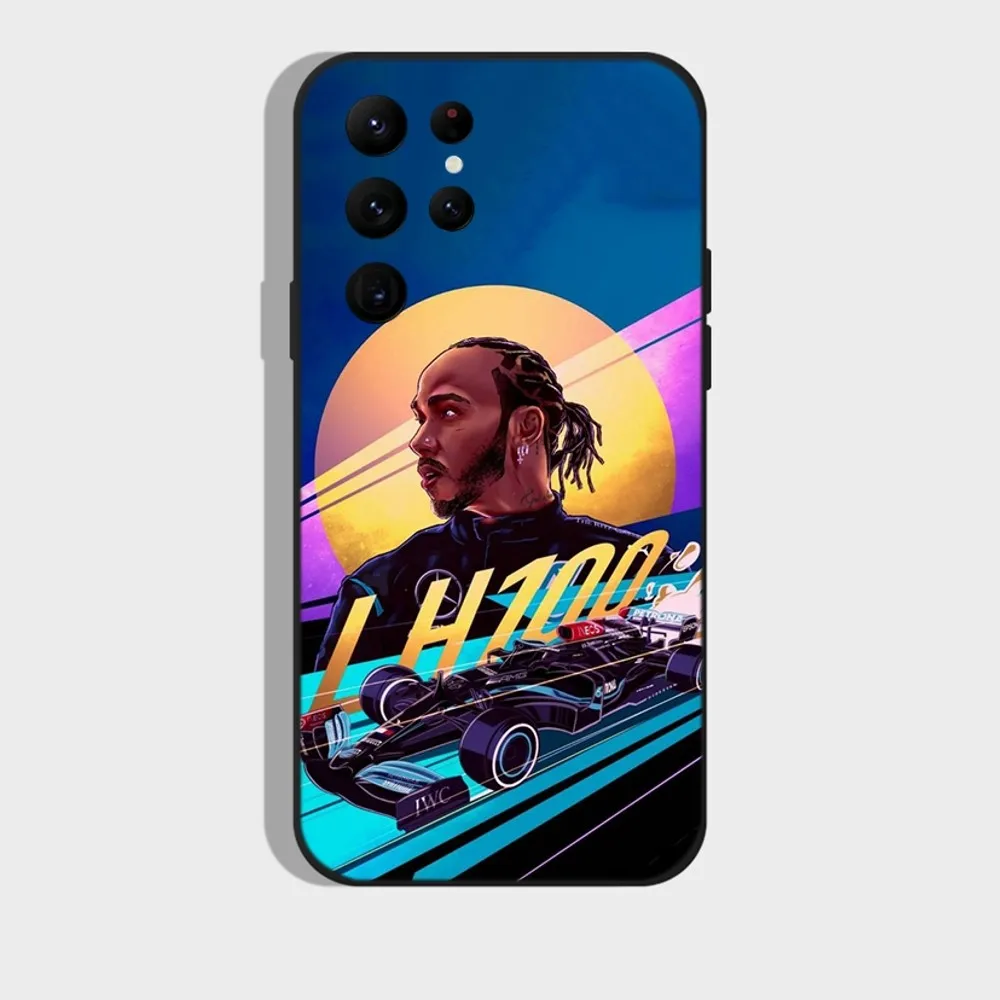 Racing Driver 44 L-Lewis H-Hamilton  Phone Case For Samsung S24,S22 Ultra,S20,S30 plus,S22 plus,S23,S30 ultra 5G Silicone Cover