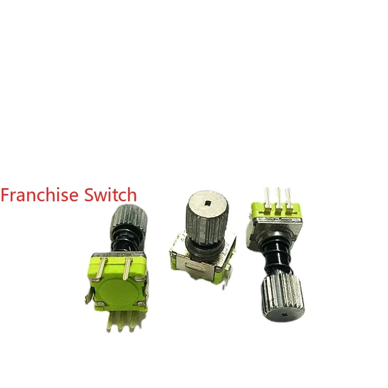 

10PCS Rotary Encoder RE1105GB1 Spring Self-locking Button Switch EC11-30 Bit 15 Pulse Potentiometer