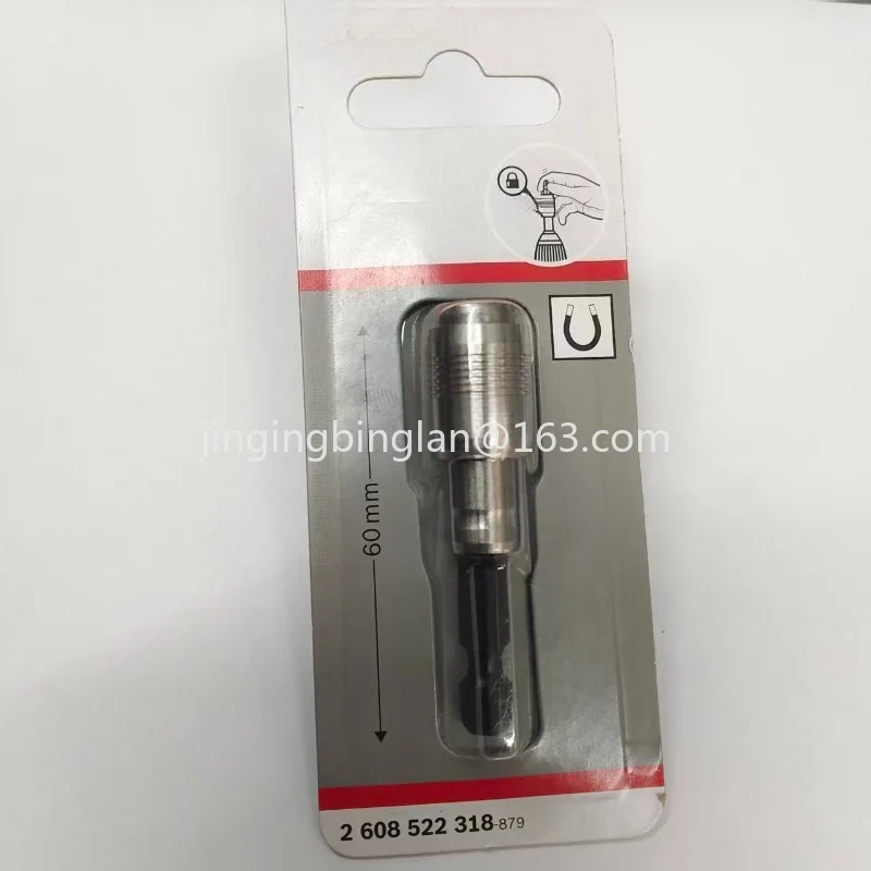 Factory direct sales batch connector 6.35mm hexagonal handle quick release self-locking extended screwdriver batch extension rod