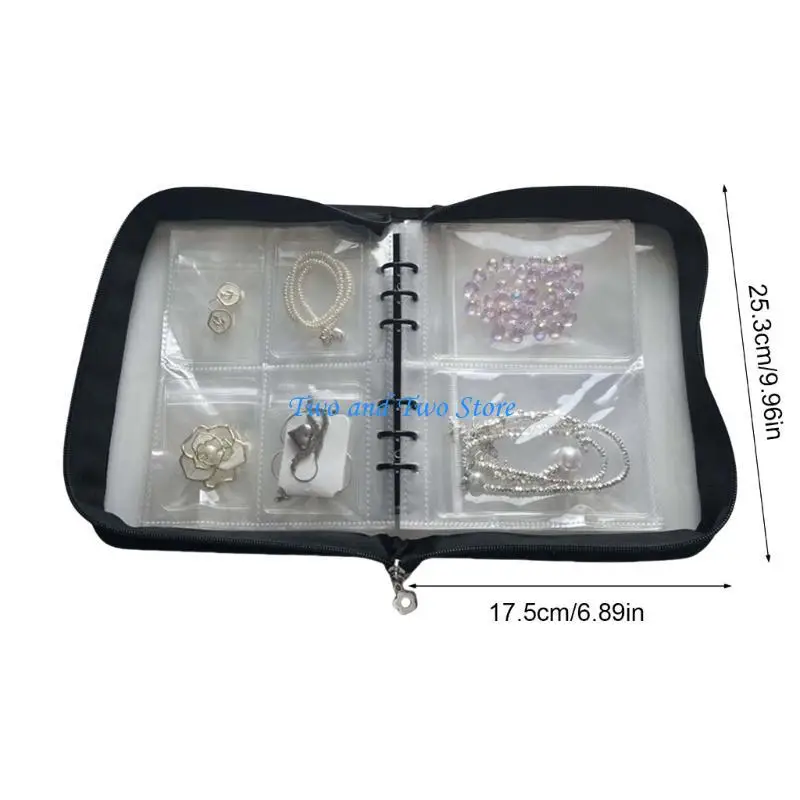 HX6F Jewelry Storage Book StrageProof Business Card and Ticket Cornerizer