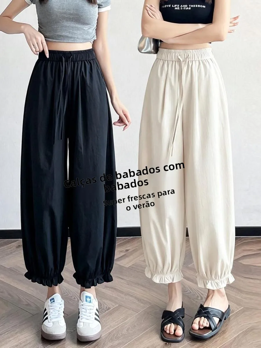 calcas-lanternas-finas-de-verao-com-cintura-alta-soltas-e-modeladoras-casuais-respiraveis-e-versateis-com-dezoito-bolsos