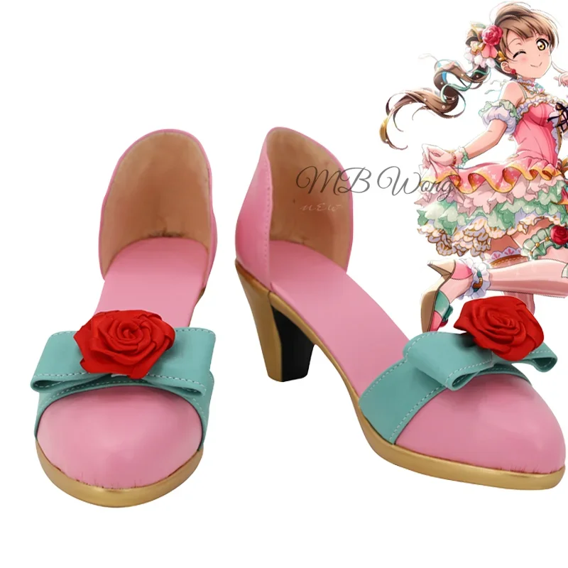 Anime LOVE LIVE Minami Kotori Cosplay Shoes High Heeled School idol project Game Role Play Halloween Carnival Christmas Party