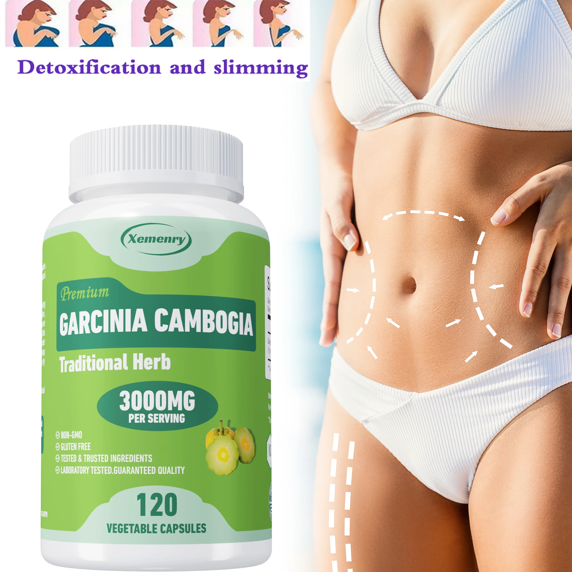 

Капсулы Garcinia Cambogia — унисекс, для похудения, для повышения метаболизма, для управления весом, для увеличения энергии, для подавления аппетита