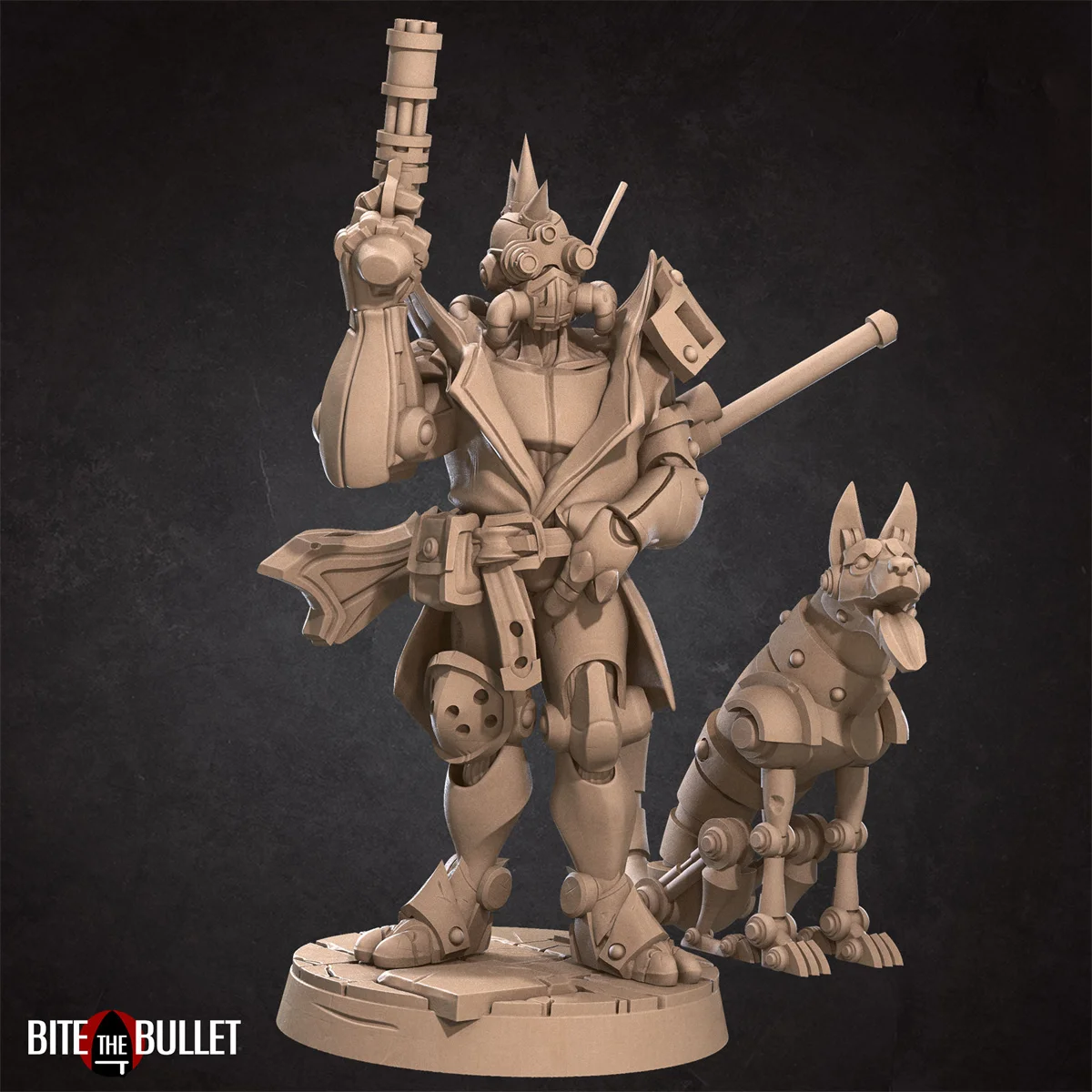 Miniature Resin Model Mechanic Warrior, Monk, Ranger, Mage Thief DND Board Game Piece Model Unpainted