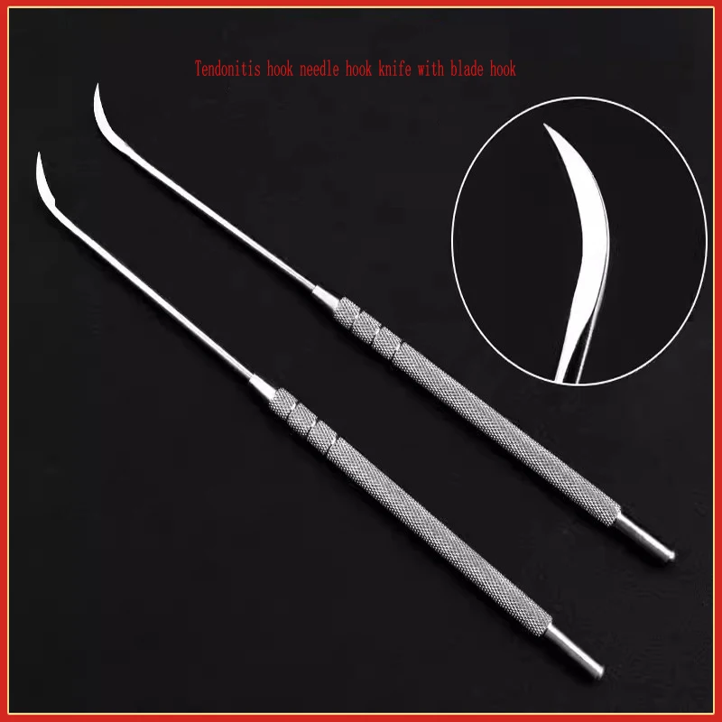 Stainless steel tenosynovitis hook needle hook knife with blade hook cut orthopedic surgical instruments tools large small hook