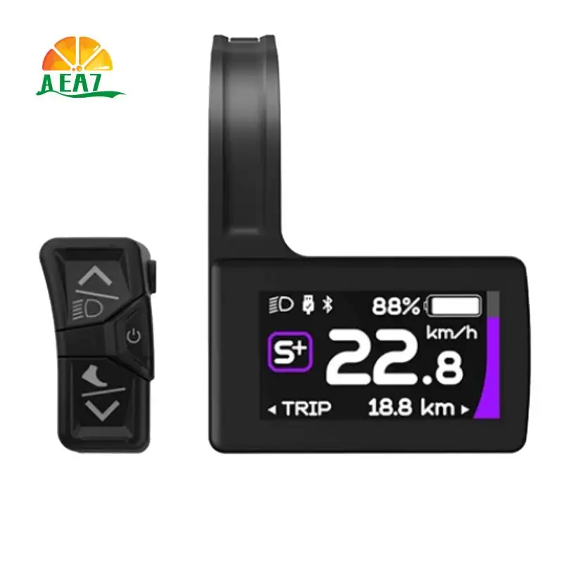 

AEA7-1 PCS DPC245 Display Screen Bluetooth 5.0 LCD Speedometer Black Plastic For Bafang Mid Motor Protocol M510 M560 M820 M600