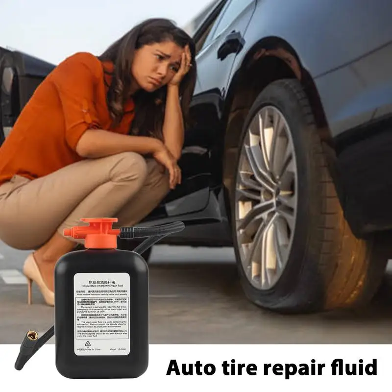 

Car Tire Repair Fluid Liquid Quick Fixing Tire Sealant Repair Fluid Professional Tire Repair Tool 450ml For Tubeless Tires Fit