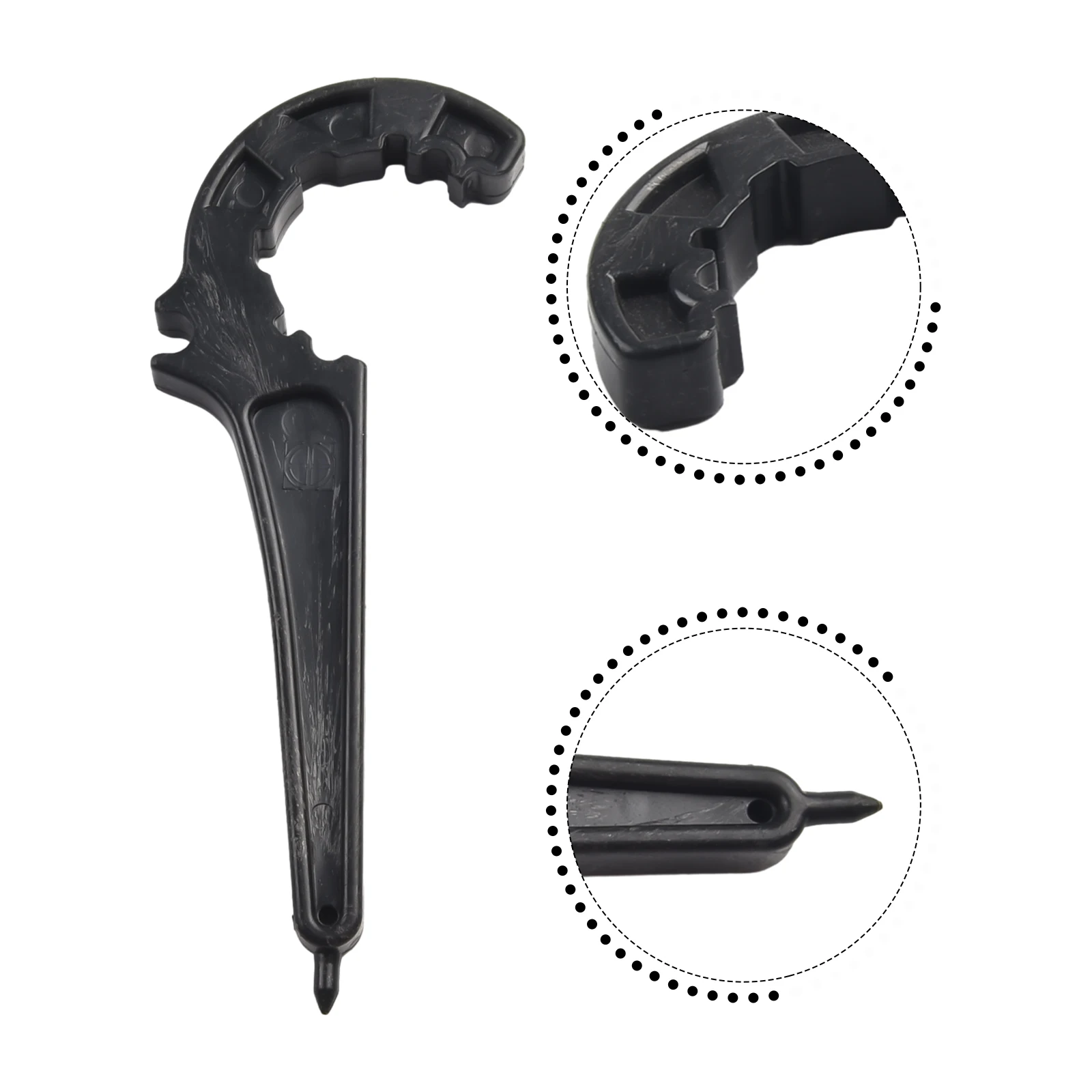 Plastic PE Pipe Wrench Designed for Securing and Loosening Lock Nuts on PE and PVC Pipe Fittings Multiple Sizes