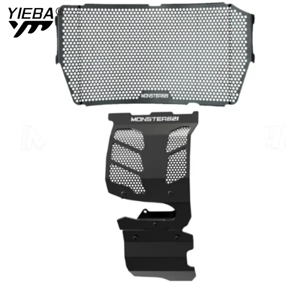 Radiator Cylinder Head Engine Guard Complete For Ducati Monster 821 Dark Stealth Stripe 2013-2014-2015-2016-2017-2018-2019-2020 - Image 2