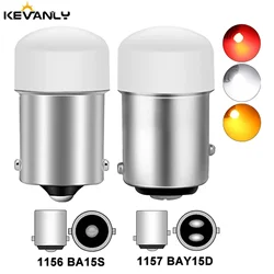 2pcs 1156 P21W P21 5W 1157 BA15S BAY15D Led Car Signal Lamp Daytime Running Light 12V Auto Car Fog Lamp White Red Yellow