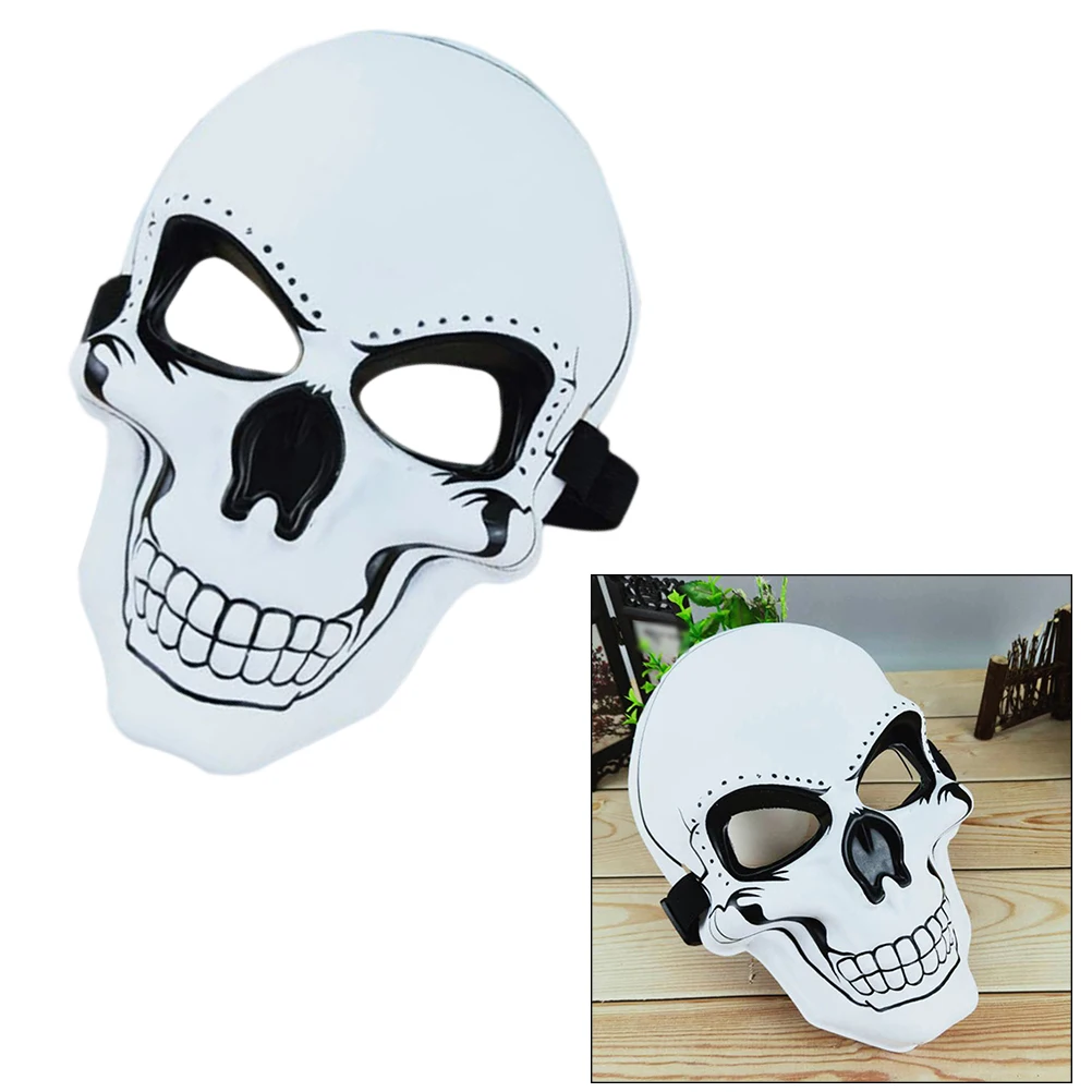 

Smiling Face Mask Skull Halloween Cosplay Fancy Dress Party Prop Ghost Head