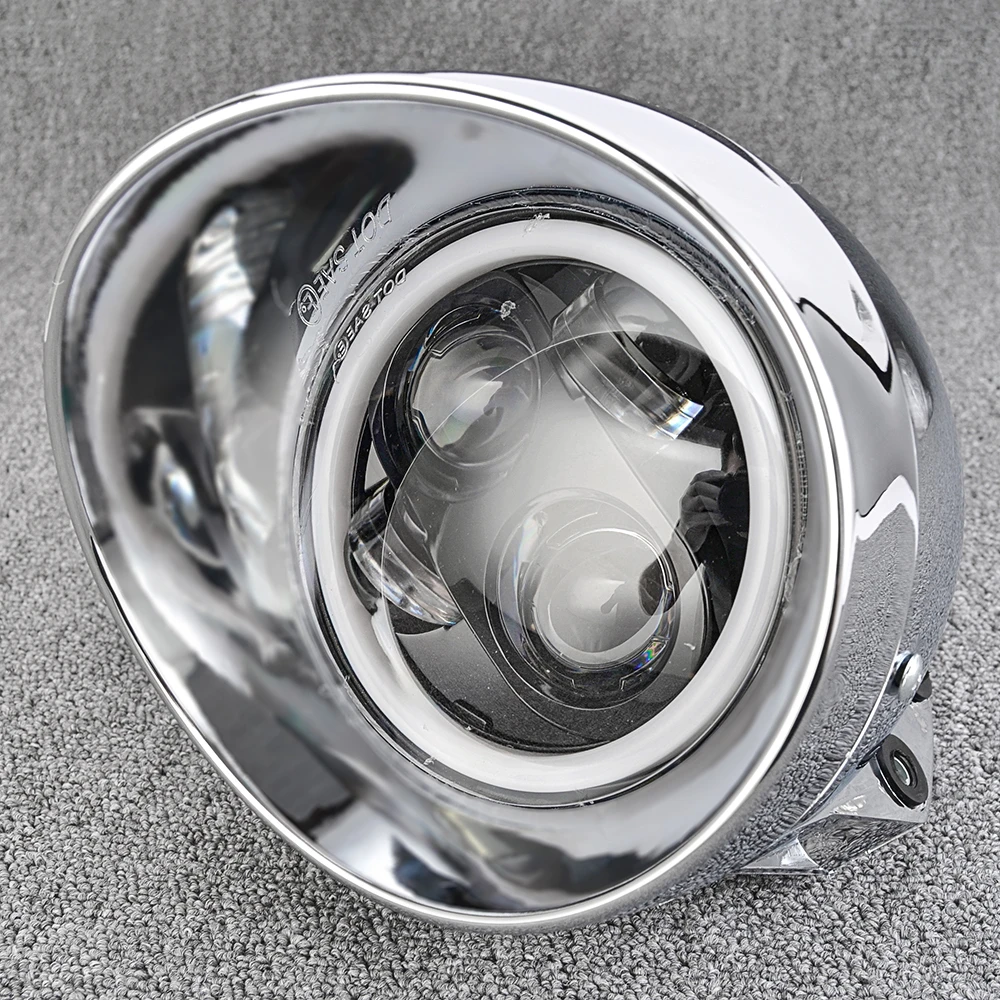 LED Brand New Motorcycle Headlight For Suzuki Kawasaki Harley Honda custom applications